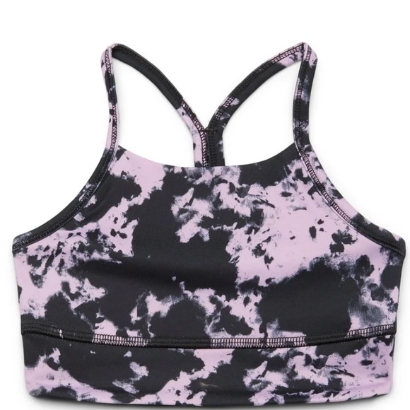 Stylish Black and Pink Women's Swim Top - Picture 2 of 6